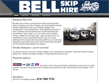 Tablet Screenshot of bellskiphire.co.uk